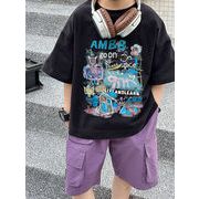 2024夏新作  ベビー服 韓国風子供服  男の子トップス  Tシャツ  2色90cm-150cm