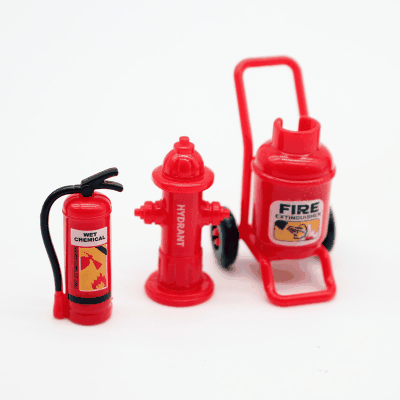 新品 ドールハウス用 ミニチュア道具 フィギュア ぬい撮 おもちゃ 撮影道具 消火器 消火栓模型 造景