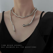 欧米風  ヘビのネックレス 誇張されたネックレス 調整可能 レディースネックレス 首飾り
