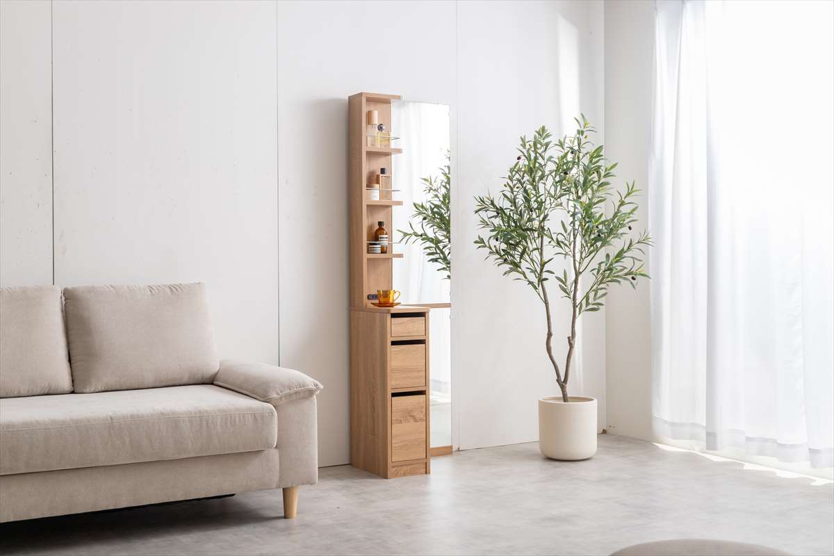 Elena 収納付姿見ドレッサー | 卸売・ 問屋・仕入れの専門サイト【NETSEA】