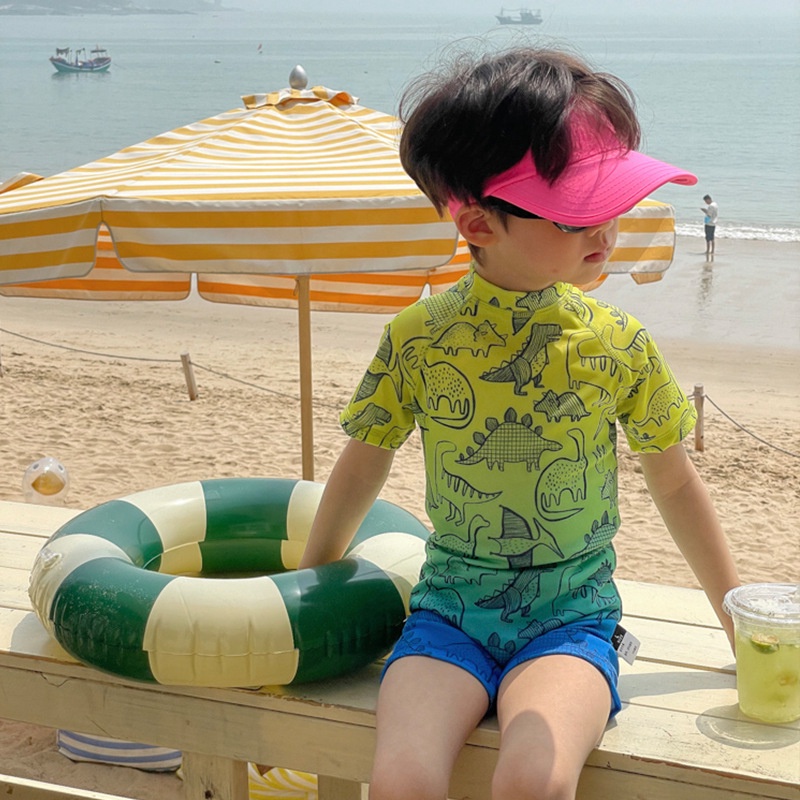 【2024夏新作】韓国風子供服 キッズ水着 男の子 ベビー 子供用 オールインワン　連体水着