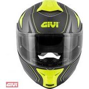 Givi / ジビ Hps Hx21 フリップアップ ヘルメット Graphics Globe Shiver ブラック/チ