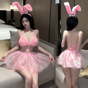 【即納】ピンク パニエスカート バニーガール コスプレ衣装【4220】