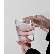 地域販売NO.1  清式グラス 大人気 富士山グラス コーヒーカップ グラス 家庭用ウォーターグラス