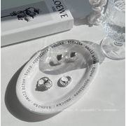 INS  焼き物   英字  デスクトップ  収納用品   雑物   化粧品  玄関  トレイ  陶器の皿   撮影道具  雑貨