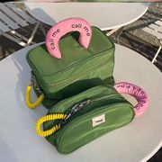 レディースバッグ収納バッグナイロン防水キャリングバッグ大容量ファッションかわいいコスメティックバッグ