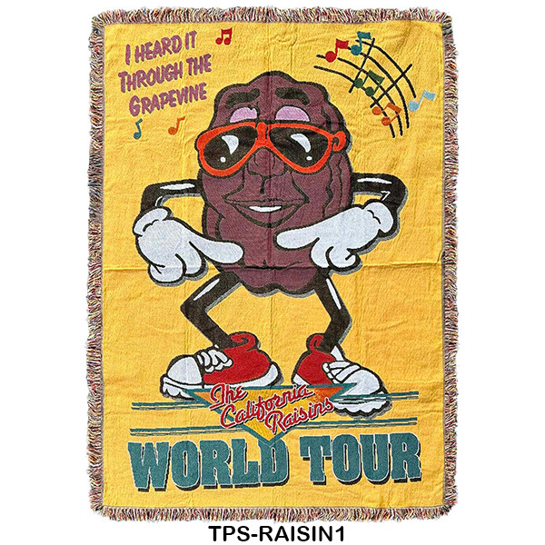 カリフォルニアレーズン　タペストリー カリフォルニア レーズン フリンジ タペストリー | 卸売・ 問屋