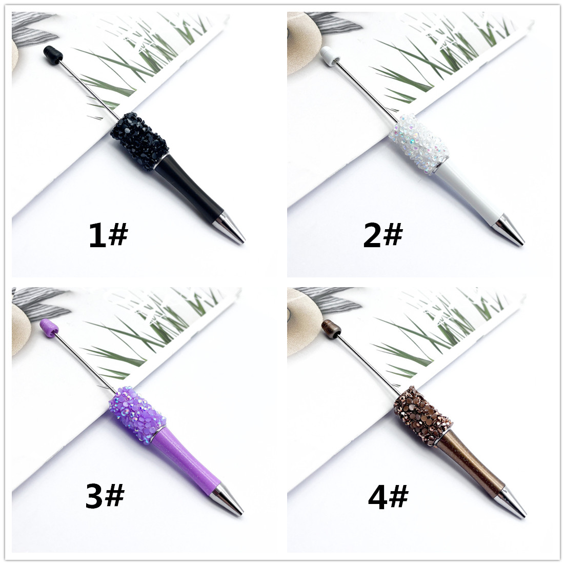 ビーズボールペン ハンドメイド DIY文房具 カスタムボールペン 手作り