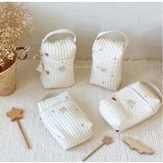 INS マザーズバッグ  軽量 大容量  ファスナー 刺繍 ママバッグ  ベビー用品収納 5色