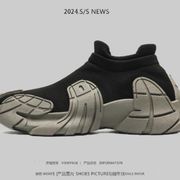 シューズ スニーカー 運動靴 厚底 ローカット メッシュ 靴 メンズスニーカー