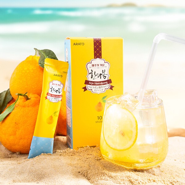 チェジュ限定 ストア完売品　ハルラボン 済州が育てたハンラボン茶スティック (25gX10個入) チェジュ デコポン