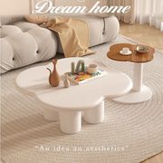 北欧 ローテーブル リビングテーブル センターテーブル シンプル モダン カフェ風 四つ葉