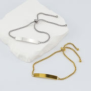 ブレスレット アクセサリーステンレス チェーン 韓国 サージカルステンレス ブレスレット 2024新作