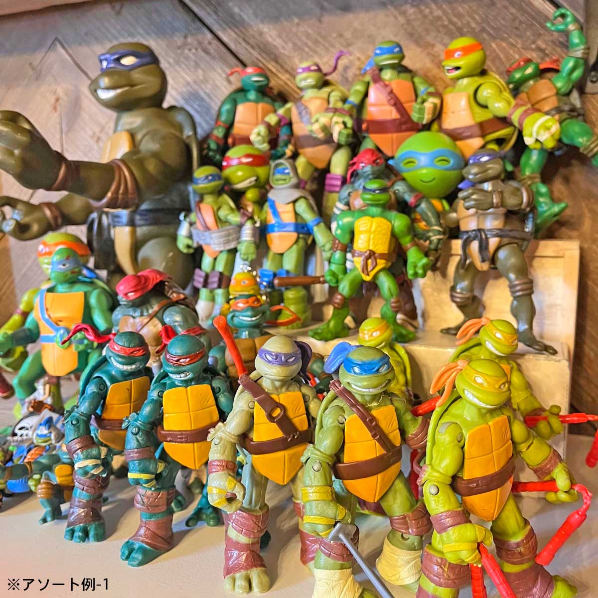 トゥーンタートルズ フィギュアセット ミュータントタートルズTMNT ほしい ビンテージ