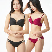 【即納】 リング付きブラジャー&ショーツセット