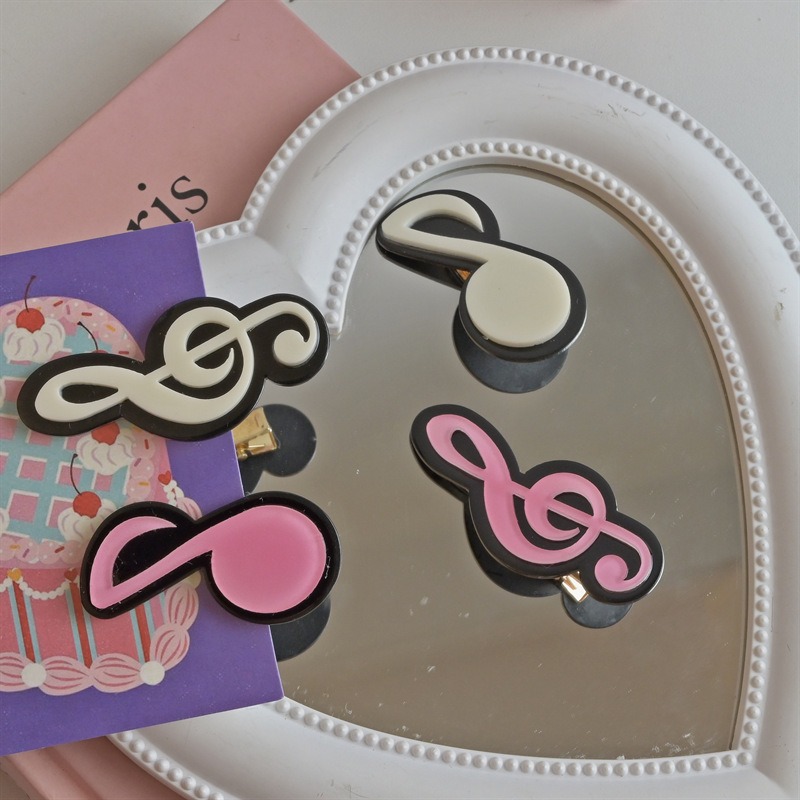 新作☆レジンヘアゴム マーメイドの髪飾り 音符 新作☆レジンヘアゴム