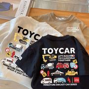 2024新品　キッズ男の子　トップス　Tシャツ　半袖　90-140CM