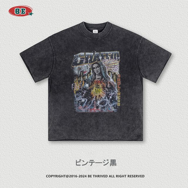 【BORNCHAMPS】ビンテージ フード Tシャツ★カップル★ 男女共用 楽天市場】メンズファッション ビンテージ風 半袖Tシャツ 男女