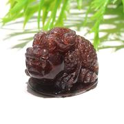 置物　三脚蟾蜍　アイオライトサンストーン　銭蛙　三本足蛙　パワーストーン　天然石