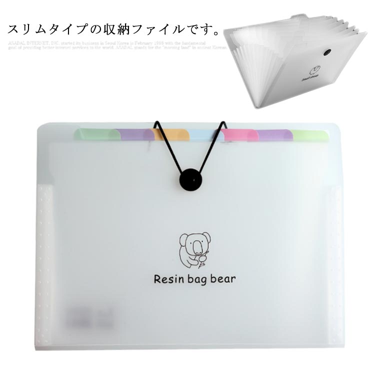 ドキュメントファイルA4 12ポケットファイルボックス ファイル