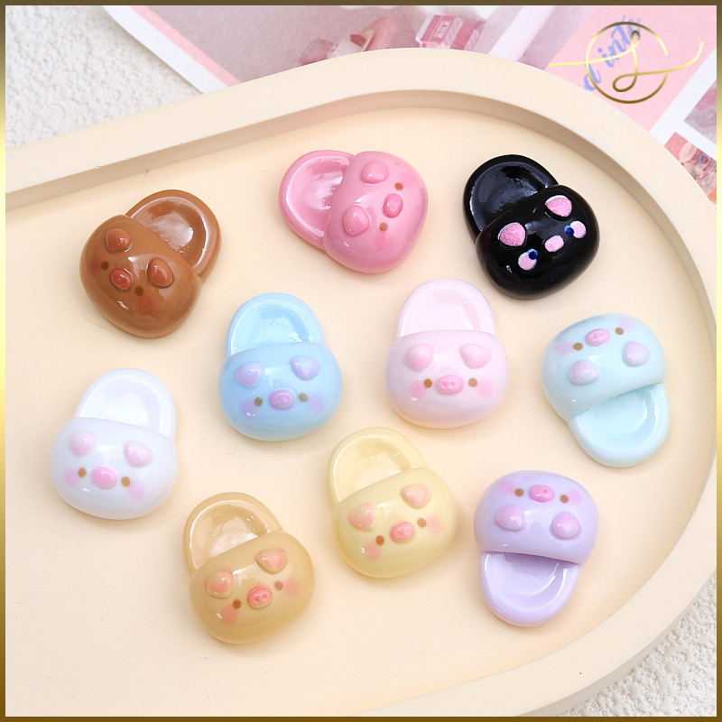 パンのうしろ!!!!　こぶた　フェイクフード　チャーム　パン　樹脂粘土　チョコ パンのうしろ!!!! こぶた フェイクフード チャーム パン 樹脂