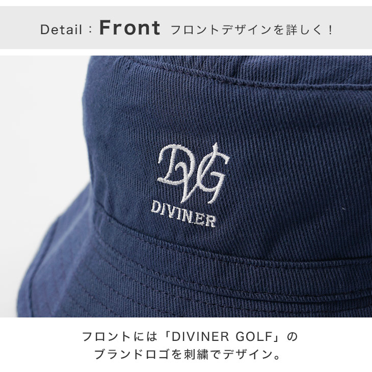 雑貨】DVG刺繍 バケットハット ゴルフハット／DIVINER GOLF | 卸売