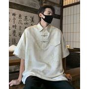 メンズ トップス Tシャツ 半袖 ポロシャツ 中国風