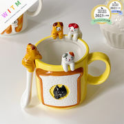 猫 スプーン コーヒースプーン 食器 セラミック 創意的 キッチン用品 可愛い