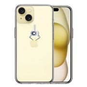 iPhone15 側面ソフト 背面ハード ハイブリッド クリア ケース UFOキャッチャー りんご キャッチ 2