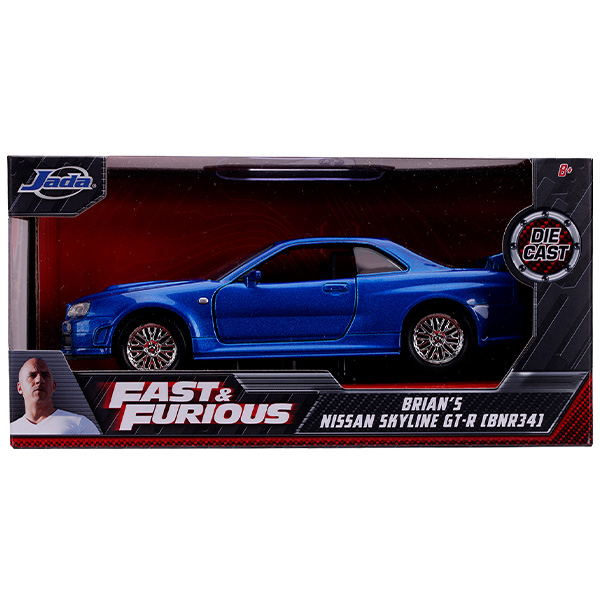 JADATOYS 1:32 ワイルドスピードダイキャストカー BRIAN'S