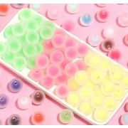 DIY素材 デコパーツ 手作りの ハートビーズ・リボンビーズパーツ キーホルダーパーツ 手芸材料