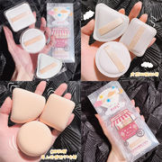 3枚/セット マシュマロ パフセット 柔らかいので  ウェットおよびドライ使用 エアクッションパフ