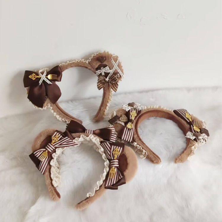 ティーパーティー ヘッドドレス ロリータ メイド ヘアアクセ