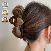 【日本倉庫即納】 ヘアクリップ バンスクリップ 樹脂ハート