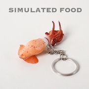食品サンプル キーホルダー アクセサリー キーチェーン 展示 撮影 SIMULATED FOOD いか イカ