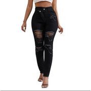 大きいサイズ レトロパンツ ゆったり シンプル レディースデニムパンツ 痩せ見えパンツ デニムパンツ