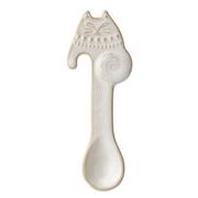 FIKAネコレリーフスプーン  WH