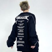 トップス トレーナー スウェット クルーネック ラウンドネック プリント 長袖 メンズ