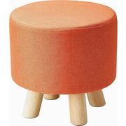 ちどり産業 ちょいころチェア 丸型 オレンジ CW-550