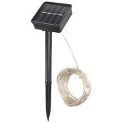 ソーラー充電式ストリング100LEDイルミネーションライト（ゴールド） IB-211