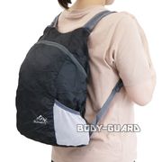 折りたたみ　リュックサック　ブラック