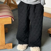 子供服　90~140cm　キッズパンツ　キルディングワイドパンツ　韓国キッズ服