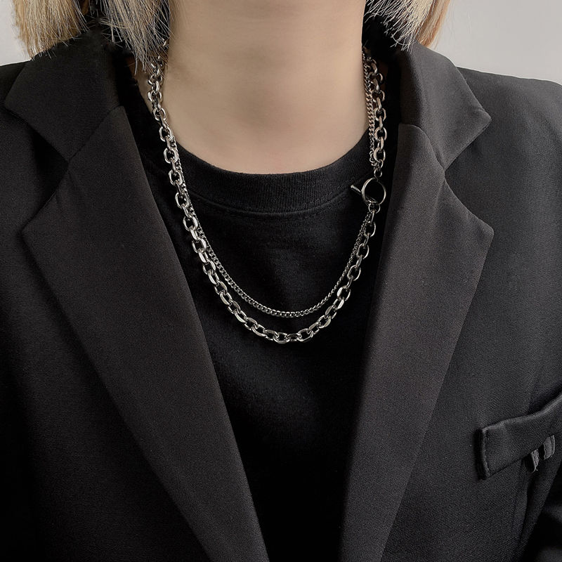 2024.9ステンレス ネックレス アクセサリー ステンレスチェーン  レディスー ネックレス