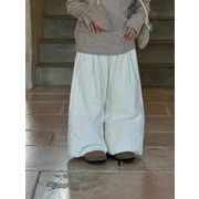 2024秋冬新作 子供服 レトロズボン 可愛い ングパンツ カジュアルパンツ 韓国風