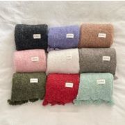 2024秋冬新作 子供服  無地マフラー  韓国風子供服