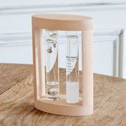 インテリアアイテム【Fun Science】温度計＆ストームグラス クリア