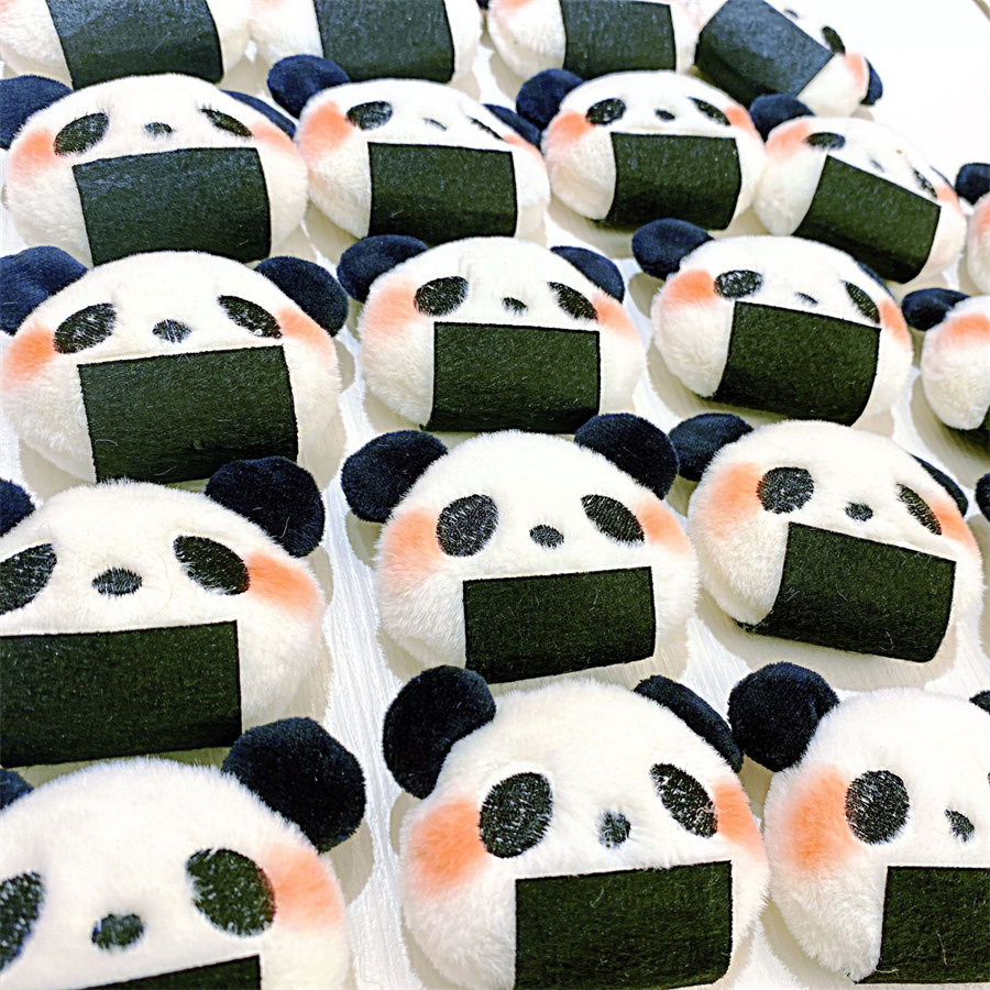 ぬいぐるみ  パンダキーホルダー  パンダおにぎりキーホルダー   かわいい パンダ雑貨