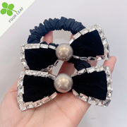 蝶結び シュシュ 髪留め ヘアゴム 髪飾り ヘアアクセサリー かわいい ファッション