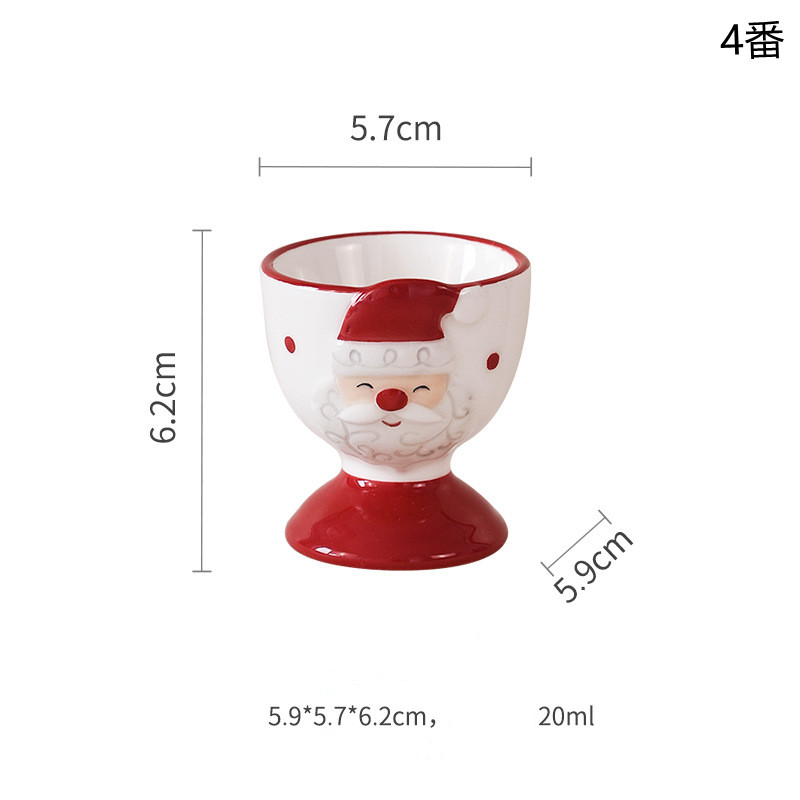 Christmas限定 サンタクロースの食器、皿、カトラリーセット、陶磁器の