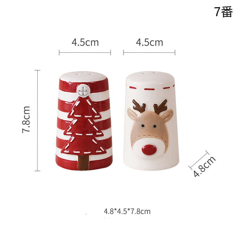 Christmas限定 サンタクロースの食器、皿、カトラリーセット、陶磁器の